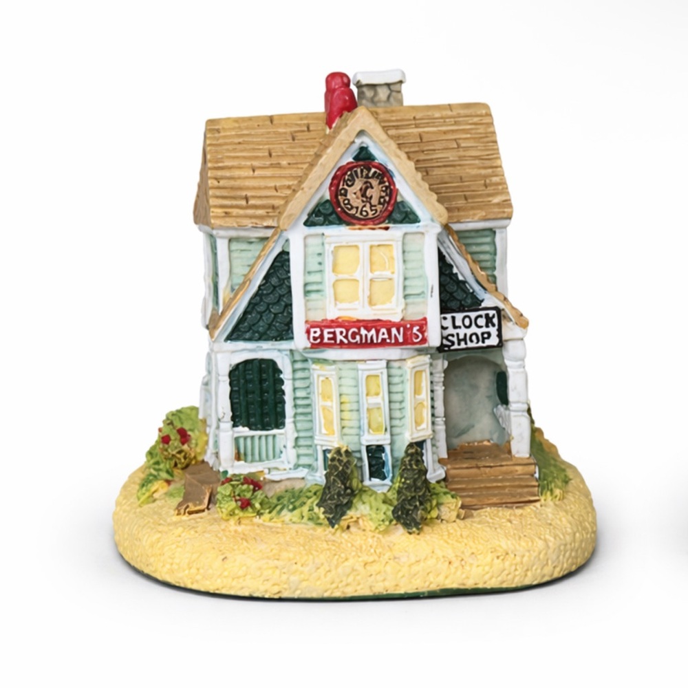 Miniature Clock Shop Figurine